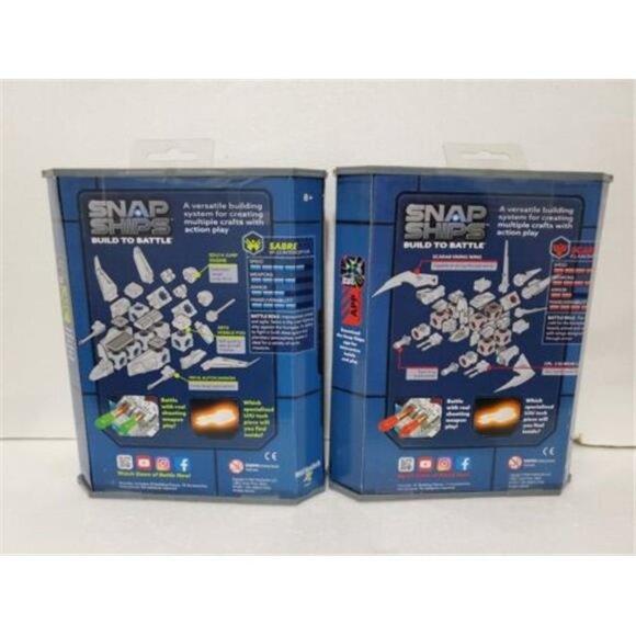 SNAP SHIPS Sabre Xf-23 & Scarab KLAW Interceptor Build to Battle 3 Builds In 1 - Picture 5 of 6